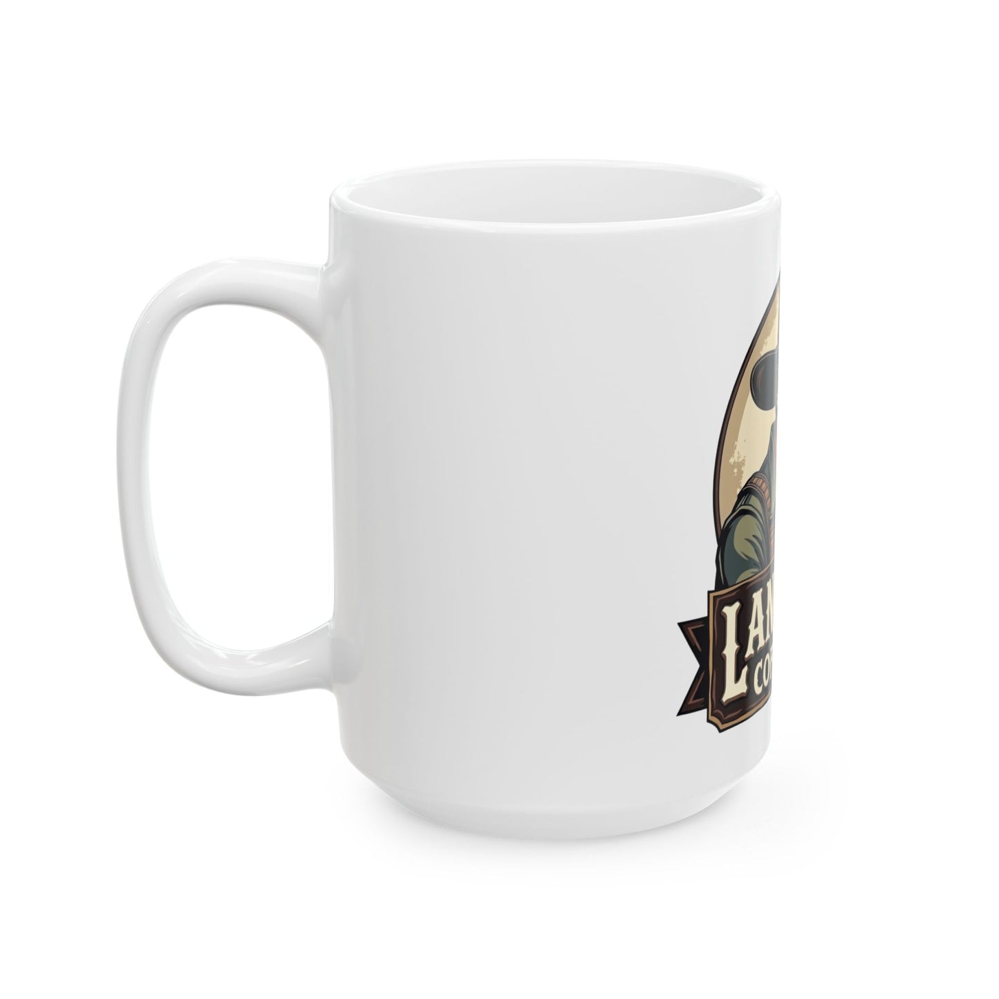 Landman Coffee Co. Ceramic Mug, (11oz, 15oz)