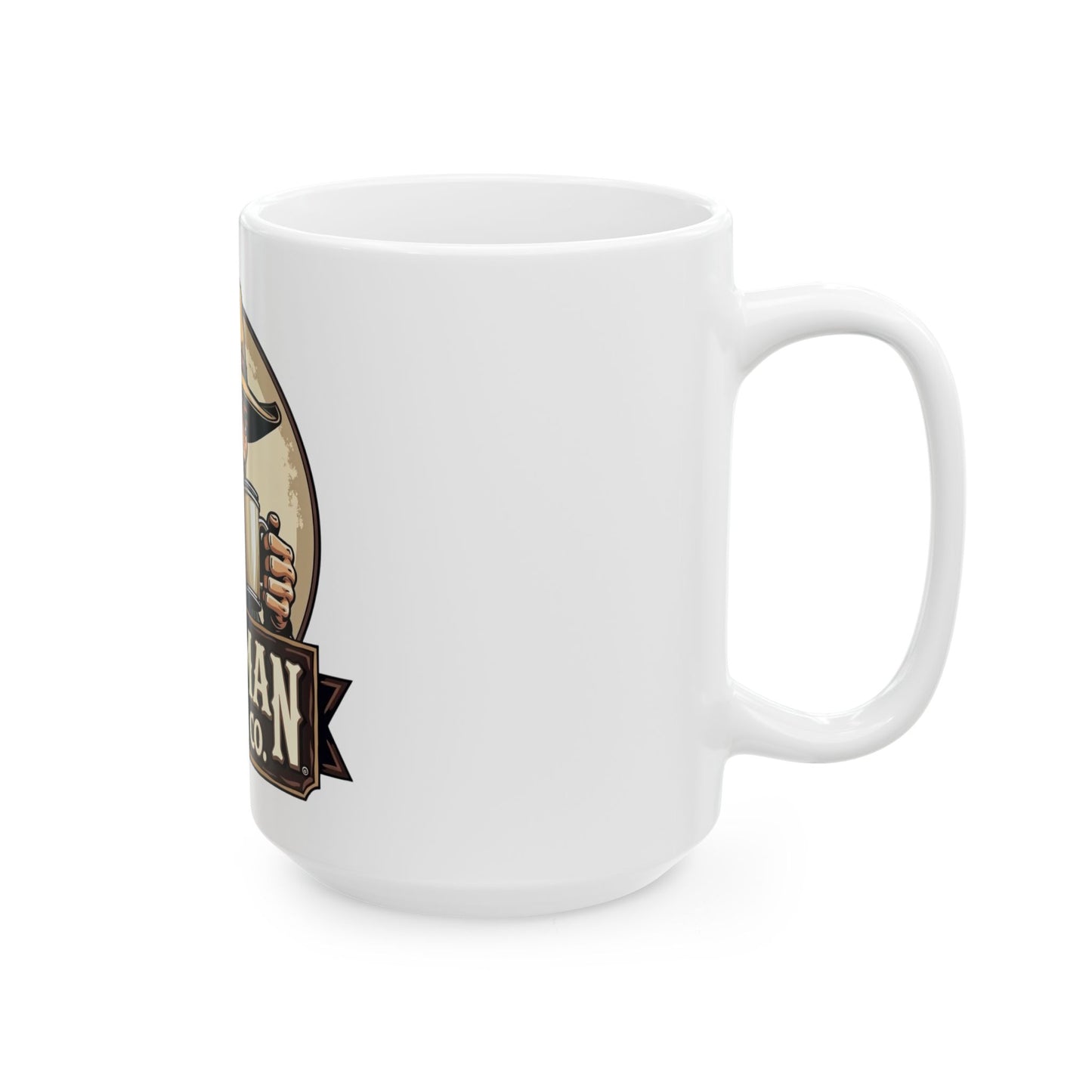 Landman Coffee Co. Ceramic Mug, (11oz, 15oz)