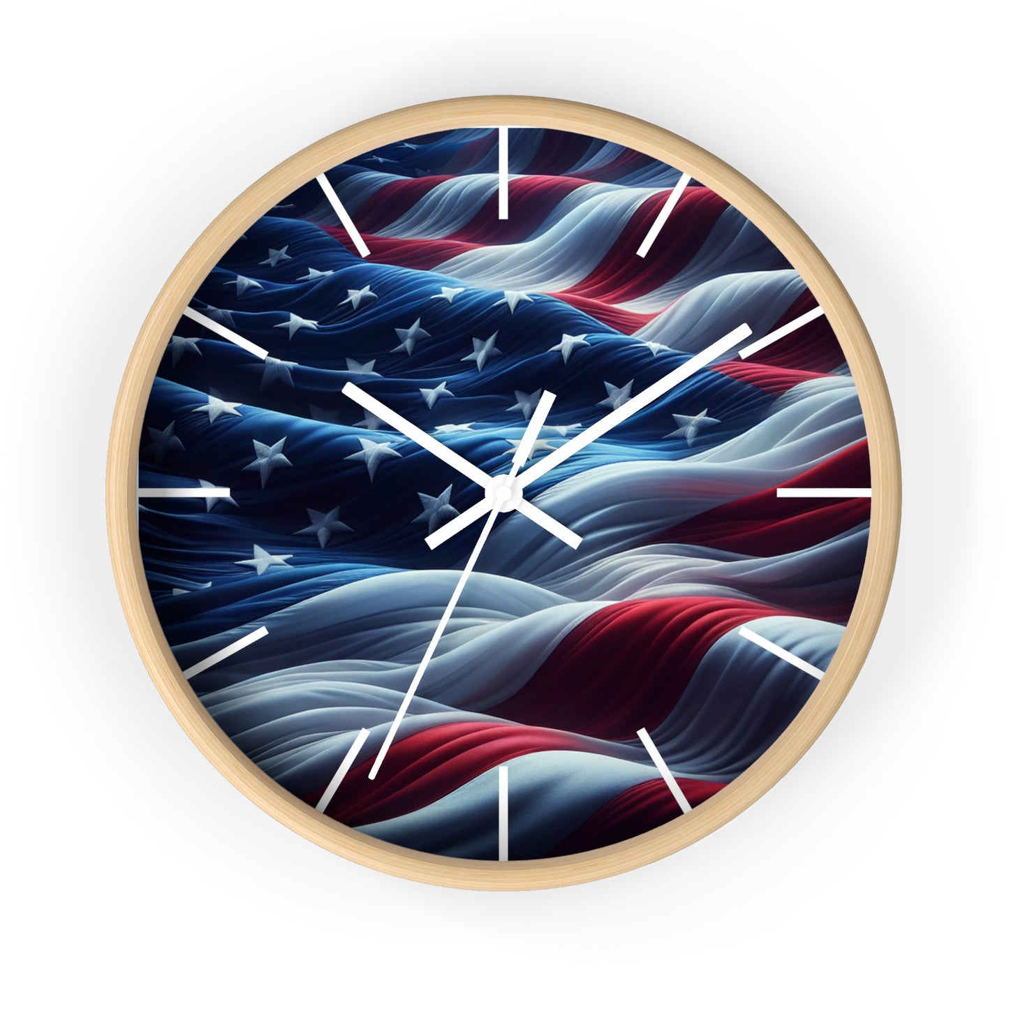 American Flag Wall Clock