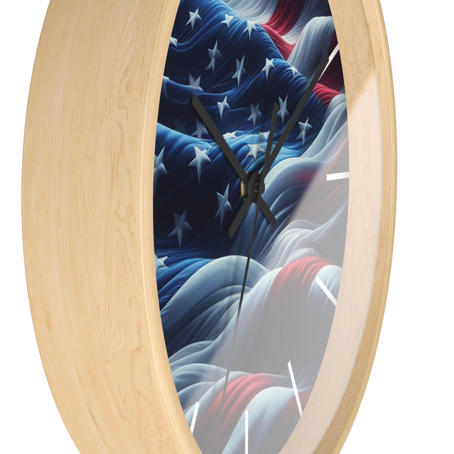 American Flag Wall Clock