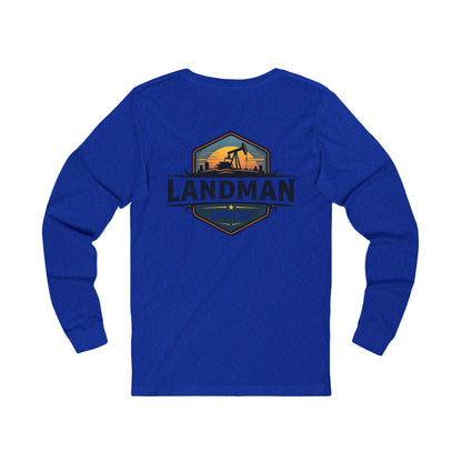 Oil Rig Sunrise Long-sleeve Shirt