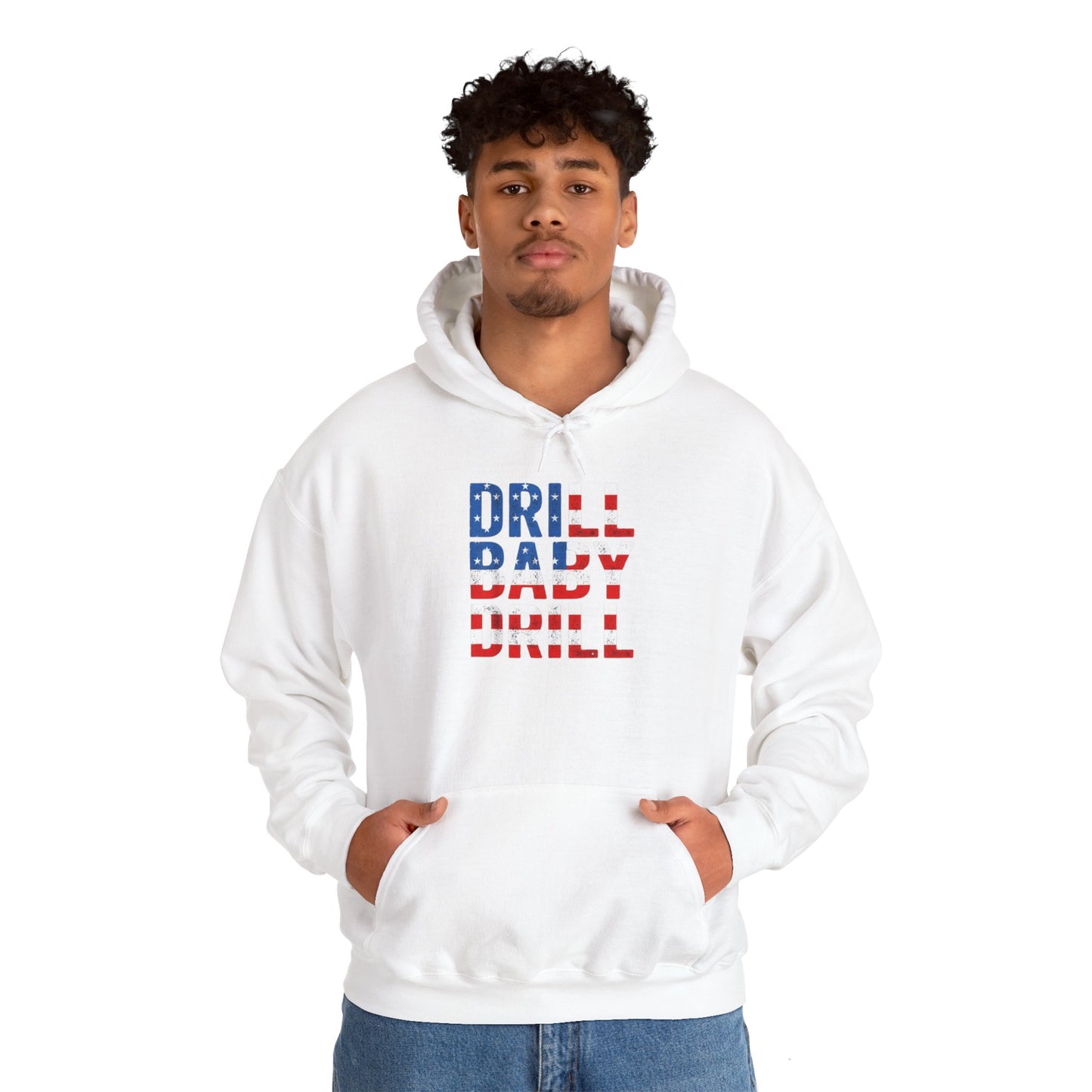 Drill Baby Drill Unisex Heavy Blend™ Hooded Sweatshirt