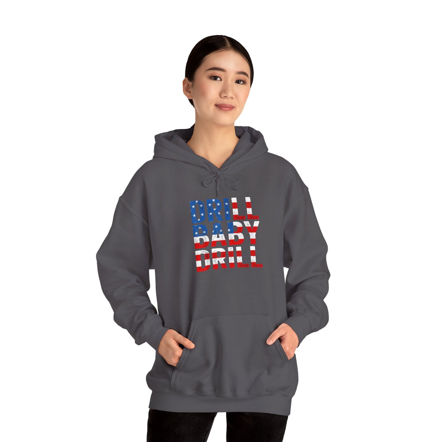 Drill Baby Drill Unisex Heavy Blend™ Hooded Sweatshirt