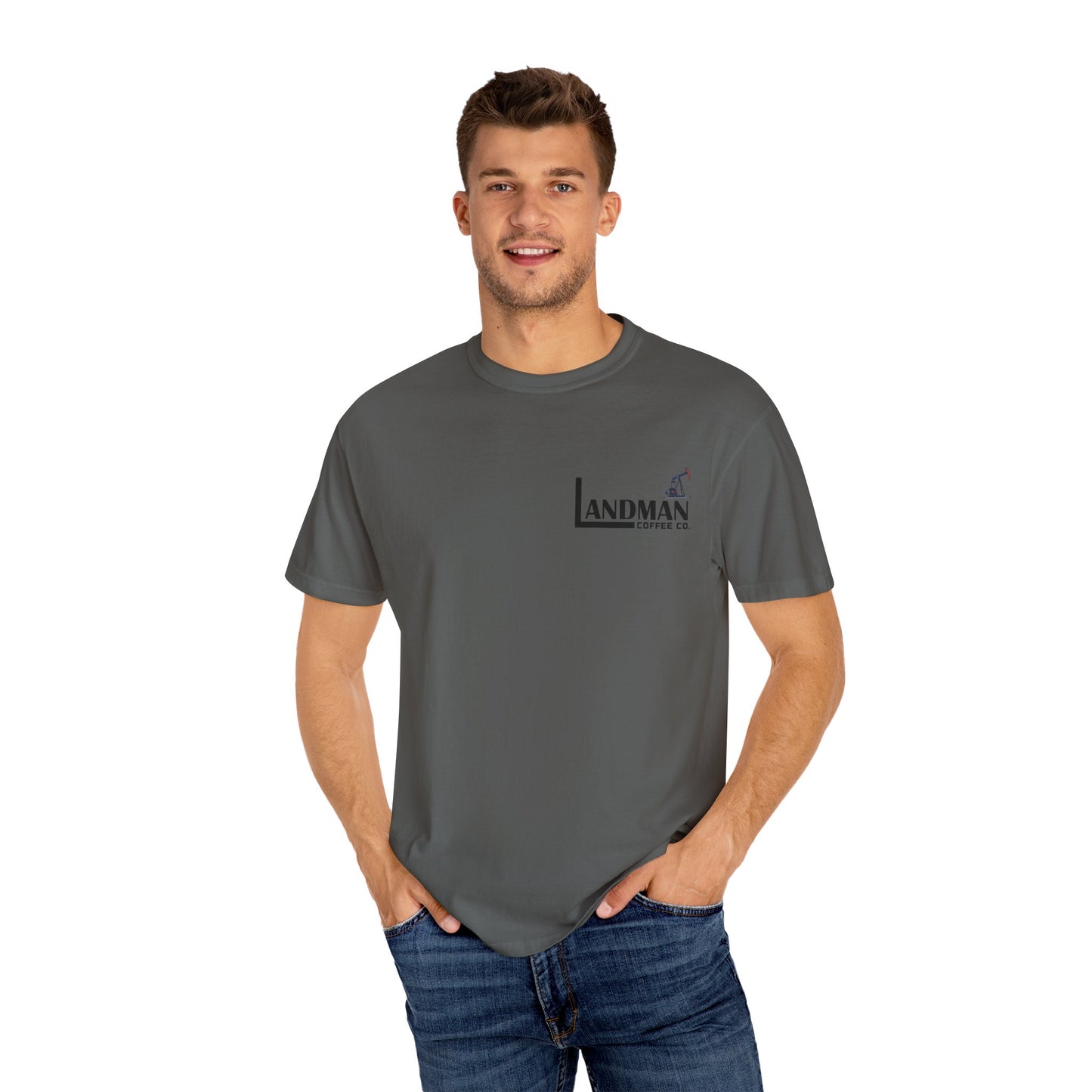 Landman Coffee Co. Drill Baby Drill Premium T-Shirt