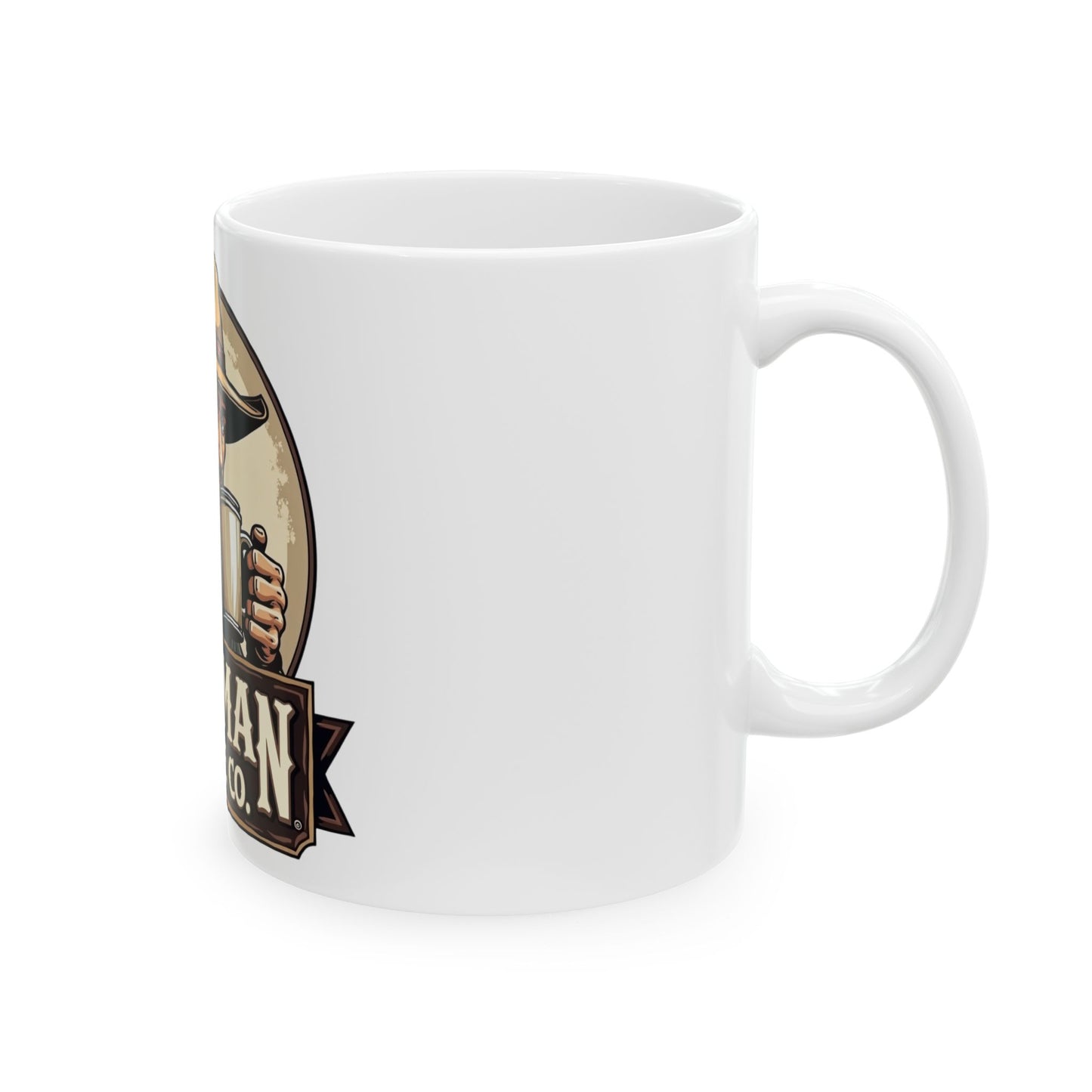 Landman Coffee Co. Ceramic Mug, (11oz, 15oz)