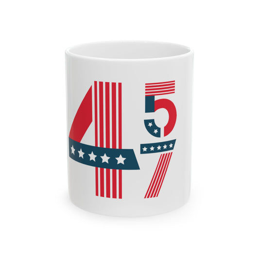 45-47 Ceramic Mug, (11oz, 15oz)