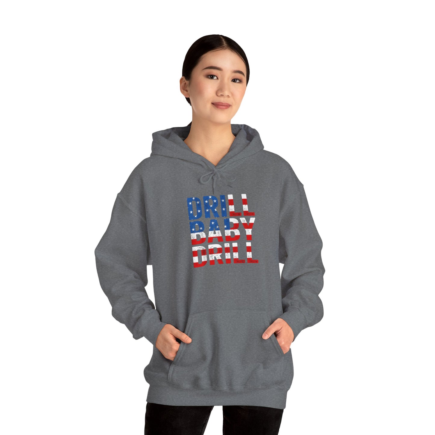 Drill Baby Drill Unisex Heavy Blend™ Hooded Sweatshirt