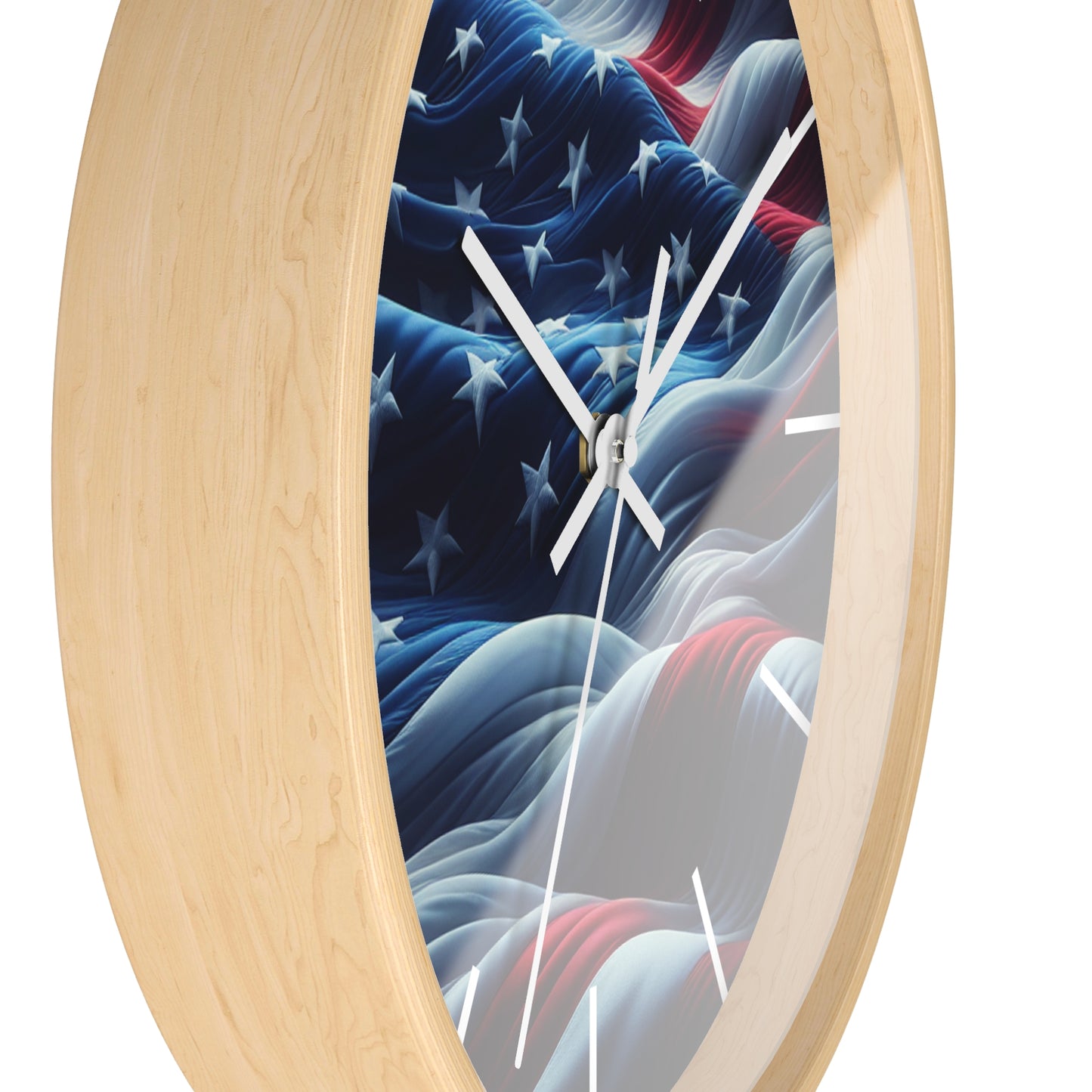 American Flag Wall Clock