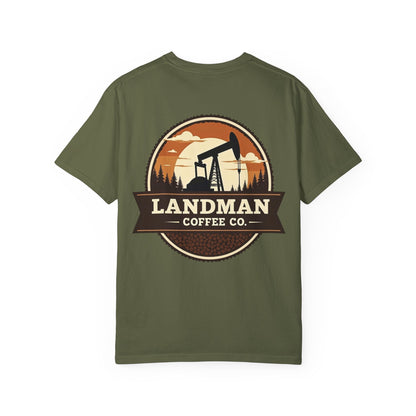 Landman Coffee Co. Oil Rig Premium T-Shirt