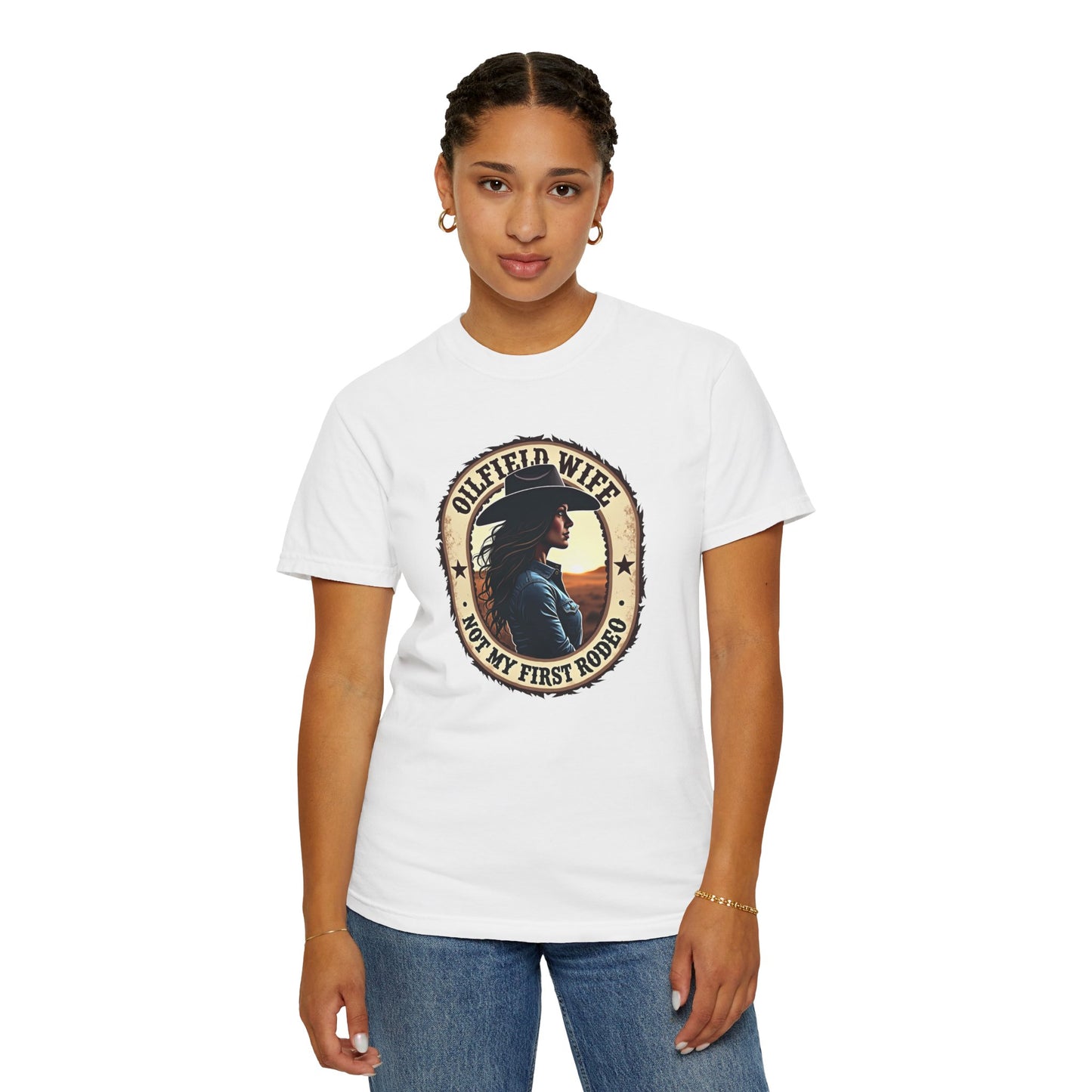 Oilfield Wife, Not My First Rodeo Premium T-Shirt