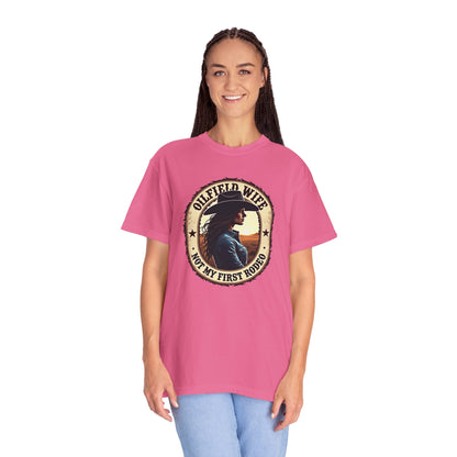 Oilfield Wife, Not My First Rodeo Premium T-Shirt